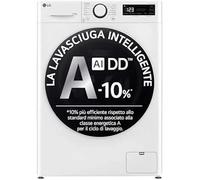 Lave-linge - LG - AI DD - 8 kg - 1400 Tours/min - Chargement frontal