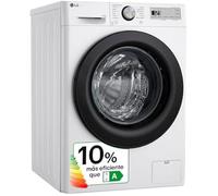 LG F4WR5011A6F, Lavadora inteligente AI Direct Drive, Vapor Steam, 11kg, 1400rpm, Un 10% más eficiente que A, Serie 500, Blanco