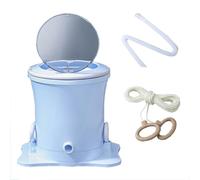 Lave-linge Manuel Non Électrique 42x39cm 42x47cm Lave-linge Avec Multifonction Parfait Pour Étudiant, Camping, Camping Car, Petite Salle De Bain, Voyage(Blue,Medium)