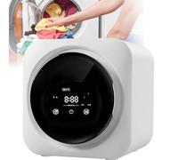 Lave-Linge Mural Automatique automatique mural, 3,5 l, tambour en acier inoxydable, écran tactile LED, plusieurs modes de lavage, système antichute intelligent pour petits vêtements et sous-