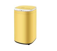 Lave-linge mural, mini-machine à laver compacte, capacité 3 kg, entièrement automatique, lavage rapide 21 minutes, idéal pour les voyages, appartements et résidences étudiantes (jaune).