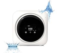 Lave-linge mural, petit sèche-linge portable et autonome 2 en 1 pour sous-vêtements, vêtements et chaussettes, montage mural entièrement automatique, tambour avant.