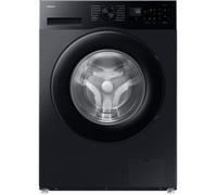 Lave-linge noir à chargement frontal - SAMSUNG - 9 kg - 1400 tr/min - Wi-Fi - Smart Control - EcoBubble - 14 programmes