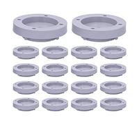 Lave-linge pieds pad anti vibration amortisseur absorbant le tampon de tampon de réduction du bruit de base non glissement laveuse réfrigérateur meuble de maison appliance gris