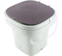 Lave-linge pliable Mini lave-linge à seau portable avec couvercle noir pour VR Appartement de voyage