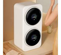 Lave-linge Portable À Double Cuve De 7L, Écran Tactile LCD De 10 Pouces - Lave-linge Et Sèche-linge, Mini Lave-linge Portable Pour Sous-vêtements, Pour La Maison, L'appartement(Desktop)