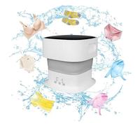 Lave Linge Portable avec 60w Haute Puissance,350RPM , 9L Machine à Laver pour Sous-VêTements Chaussettes Dortoir