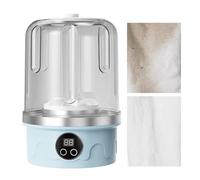 Lave-Linge Portable Compact, Machine À Laver Sans Fil Silencieuse, 3 Programmes - Laveuse Rechargeable pour Vêtements de Bébé, Chaussettes et Sous-Vêtements