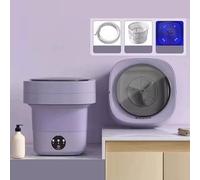 Lave-linge portable, mini-lave-linge pliable 9 L avec lecteur Blu-ray 360°, écran tactile, pour le camping, les sous-vêtements et les vêtements personnels
