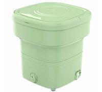 Lave-linge portable, petite taille et grande capacité, turbine imitant le lavage à la main, lavage et séchage à double usage (vert)