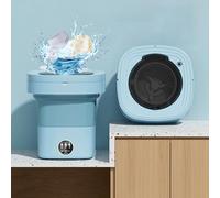 Lave-linge portable pliable 9 L avec lecteur Blu-ray 360°, écran tactile, mini lave-linge portable pour appartement, buanderie, camping, voyage