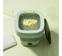 Lave-linge portable pliable 9 L avec lecteur Blu-ray 360°, écran tactile, pour appartement, buanderie, camping et voyage