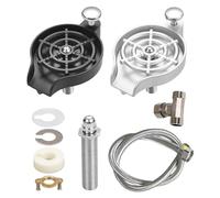 Lave-linge pour évier - Outil de nettoyage de bouteilles haute pression | Lave-bouteilles à poser | Accessoire de cuisine pour la location d'appartements, restaurants, maisons, appartements -