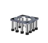 Lave-Linge Réglable Sèche-Linge Réfrigérateur Base De Support, 40-65cm Largeur, 4 Jambes, Plateau De Sol Anti-Rayures, Prévenir La Benne