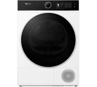 Lave-linge séchant à condensation blanc - Hisense - 10 kg - Écran TFT - Commande tactile électronique