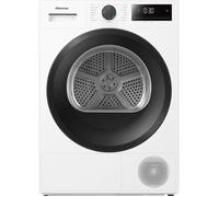 Lave-linge séchant à condensation blanc - Hisense - 8 kg 15 programmes - Écran LED