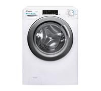 CANDY - Lave-Linge Séchant - Machine à Laver Séchante 10+ 6kg/1400 trs/min - Classe Énergétique A - 15 Programmes - Ecran Digital, Fonction Vapeur - Blanc - 85 x 60 x 54 cm - Modèle CSWS4106TWMRE/FR