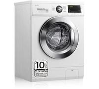 Lave-linge séchant LG F4J3TM5WD - Chargement frontal - 8 kg - Blanc - 1400 Tours/min