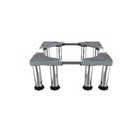 Lave-Linge Socle de Base réfrigérateur Base réglable longueur/largeur 42-66cm Support pour sèche-Linge réfrigérateur RéSistant à L'Humidité Tambour Machine à Laver Base - 350kg