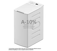 Lave-linge top - CONTINENTAL EDISON CELL712TW - 7 kg - Induction - 40 cm - 1200 trs/min - Blanc