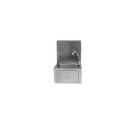 Lave main inox avec dosseret complet avec poussoir