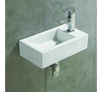 Lave Main Rectangulaire Droite, 45x25 cm, Céramique, Studio