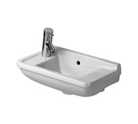 DURAVIT Starck 3 - Lave-mains 500x260mm sans trous de robinetterie avec trop-plein blanc sans WonderGliss