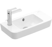 Lave Main Villeroy et Boch O.novo Compact, Sans trou, Sans trop-plein, non meulé 500mm Blanc Alpin CeramicPlus AntiBac