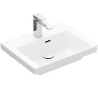 Villeroy und Boch Subway 3. 1930 lave-mains 4370FFR1 50x40cm, avec trou pour robinetterie / avec trop-plein, blanc C-plus