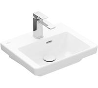 Villeroy und Boch Subway 3. 1930 lave-mains 43704601 45x37cm, avec trou pour robinetterie / sans trop-plein, blanc