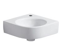 Lave-mains angle Geberit Renova Compact 45x39.5cm ss trop-plein Blc - GEBERIT 500.902.00.1