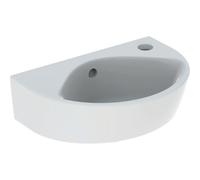 Lave-mains Geberit Renova compact 36x25cm Trou rob. droite Blc - GEBERIT 500.374.01.1