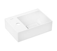 Lave-Mains Hansgrohe Xevolos E 1 trou à gauche SmartClean 360x250x110 mm Blanc