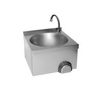 Lave Mains Inox Cuve Ronde Dosseret 30MM