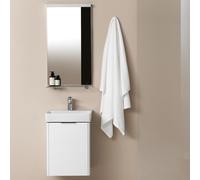 Lave-Mains Laufen PRO S 1 trou, trop-plein 450mm Blanc Clean Coat