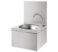 Lave-mains mural SXS - mécanique - commande au genou - inox DELABIE