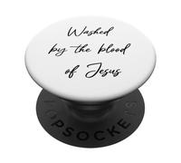 Lavé par Le Sang Jésus-Christ Foi Christ Saved PopSockets PopGrip Adhésif