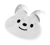 Lave-Pieds Et Dos De Douche - Tapis Récurage pour Masseur De Pieds De Douche en Forme De Lapin, Tapis De Massage Antidérapant pour Le Dos pour Le Corps, Les Pieds, La Douche Et Le Bain