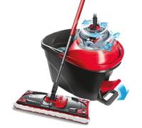 Vileda 140827 seau et système de lavage Réservoir unique Noir, Rouge