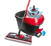 Vileda 140827 seau et système de lavage Réservoir unique Noir, Rouge