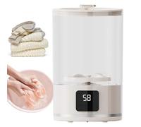 Lave-Sous-Vêtements | Lave-Linge Portable Compact Pour Vêtements,3 Programmes avec Écran LED - Électroménager et Accessoires de Lavage pour Sous-Vêtements, Chaussettes et Culottes - Idéal pour