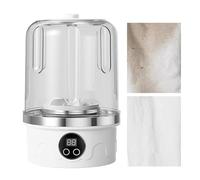 Lave-sous-vêtements portable sans fil, technologie d'entretien adaptatif des tissus, machine à laver silencieuse et efficace avec 3 modes pour chaussettes, serviettes, tissus délicats et vêtements de