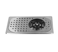 Lave-Tasse de Rinçage en Verre en Acier Inoxydable 304, évier de Lavage de Tasse Automatique, équipement de Lavage de Rinçage à Expresso avec Bac D'égouttage pour la Maison,