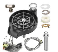 Lave-tasses automatique en acier inoxydable, pour évier de cuisine, pour la maison, le restaurant, l'appartement, l'entreprise, l'évier de bar (580 g)