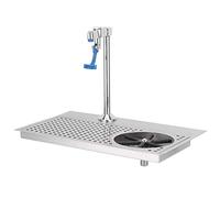 Lave-tasses pour évier, Lave-Tasse Automatique, Rinceuse de Pichet, Kit de Lave-Tasse Automatique avec Robinet Poussoir de Tasse et Bac D'égouttage pour la Cuisine à Domicile, café