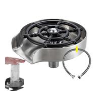 Lave-tasses pour évier - Lave-verres haute pression - Nettoyage sans effort de la vaisselle et des tasses - Purificateur en verre pour la cuisine, monté sur le plan de travail ou l'évier, rapide et