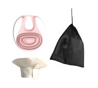 Lave-tête compact, bac de rinçage pliable | Solution mobile pour le soin des cheveux avec tube flexible pour adultes alités, salles de bains, salons, voyages, utilisation pratique.