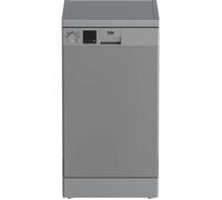 Lave-vaisselle 45 cm - BEKO - DVS05030S - 10 couverts - Classe D - Silver