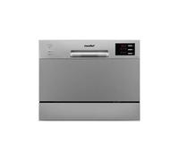 Lave-vaisselle 6 couverts Commande tactile Affichage LED Inox