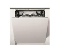 Whirlpool WIC 3C33 PE - Lave-vaisselle - encastrable - Niche - largeur : 60 cm - profondeur : 56 cm - hauteur : 82 cm - argent/noir Gris G